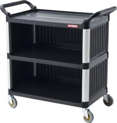 Araven Cărucior de servire cu 3 rafturi, lungime: 950 mm, lățime: 500 mm, închisă