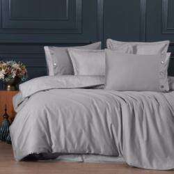 La Romano® Lenjerie de pat din bumbac egiptean, Silk Satin, Myron Ash (gri perlat) Lenjerie de pat