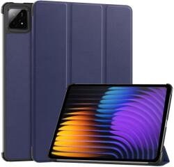  LEATHER husă flip pentru Xiaomi Pad 7 / Pad 7 Pro / Pad 8 / Pad 8 Pro albastru închis