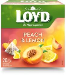 LOYD piramis filteres tea őszibarack-citrom ízű (20x2g) - csemegeboltom