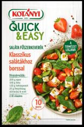  Kotányi Quick&Easy fűszerkeverék klasszikus salátákhoz borssal 20g