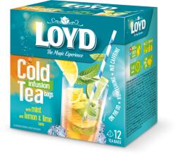 LOYD COLD piramis filteres tea menta-citrom-lime ízű (12x2, 5g) - csemegeboltom