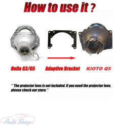 HELLA G5 / KIOTO G5 Brackets-V2 Lencse nagyítókhoz 2 db adapter készlet