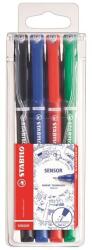 STABILO Tűfilc STABILO Sensor 0.3mm 4db-os készlet (189/4)