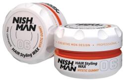 Nish Man Mystic Gummy 06 fényes hatású wax, extra erős tartással, 150ml - hajvarazs