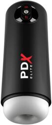 PDX Elite Moto Milker - lökő-rezgő maszturbátor (fekete) - sexshopcenter