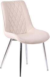Mobiliamo Elegáns Étkezőszék Bézs Színben Műbőr Kárpittal (DC-2451-Beige)