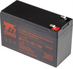 T6 Power Akkumulátor T6 Power NP12-7.2, 12V, 7.2Ah T6UPS0024