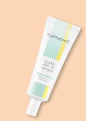 Cell Fusion C Bază de protecție solară pentru machiaj Clear Tone-Up Sun Base - 40 ml