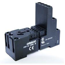 Omron Reléfoglalat MY4/H3YN/G3F-hez csavaros DIN (kalap)sín 35mm 14-tűs PYF14-ESS-B OMRON - 371510