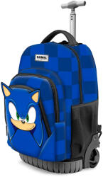 KARACTERMANIA Sonic a sündisznó gurulós iskolatáska, mini bőrönd 47 cm (06626)