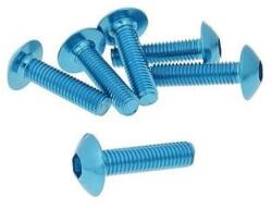 V-parts Csavar szett eloxált alumínium kék 6 db-os M5x20 V-parts