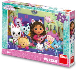 Dino Puzzle - Gabby si ora de muzica (100 piese XL ) PlayLearn Toys Puzzle