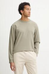 Hollister Co Hollister Co. pamut hosszúujjú zöld, sima, KI324-4171 - zöld L