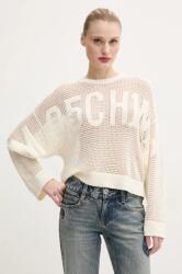 Moschino Jeans pulóver könnyű, női, bézs, 0903 3701 - bézs S