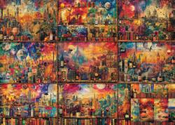 Schmidt Spiele - Puzzle Timp de pauză indulgent: călătorește cu cărți - 2 000 piese Puzzle