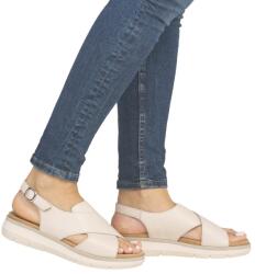 Remonte Sandale dama casual, Remonte D2K56-60 din piele naturala, crem