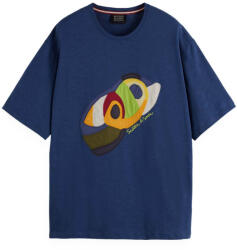 Scotch & Soda T-Shirt Loose Fit Applique 180350 SC401 atlantic blue