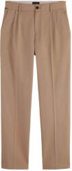 Scotch & Soda Pantaloni Pleated Twill Relaxed Straight Fit Chino 180269 SC260 sand