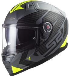 LS2 Casca LS2 Helmets Vector II Splitter - Integrală, gri titan/galben mat, Pinlock și ochelari soare incluși, ECE 22.06 (168112053)