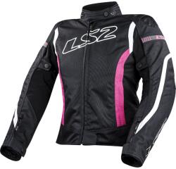 LS2 Helmets Geaca moto LS2 Helmets Gate - dama, vara/iarna, impermeabila, touring/street/roadster, negru/roz (64050F0046)