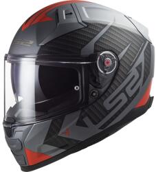 LS2 Casca LS2 Helmets Vector II Splitter - Integrală, gri titan/rosu mat, Pinlock și ochelari soare incluși, ECE 22.06 (168112031)