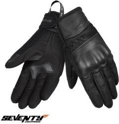 Seventy Degrees Manusi moto piele Seventy Degrees SD-C36 Icon - barbati, vara, urban, degete tactile, negru (SD1203601)