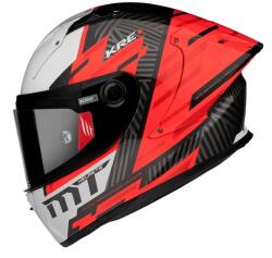 MT Helmets Casca MT Helmets KRE+ Carbon Brush - Integrală, rosu lucios (1302736050)