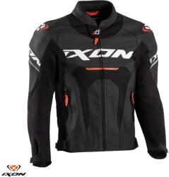 Ixon Geaca moto piele Ixon Jackal JKT MS - barbati, vara, sport, negru/alb/rosu (1002010541027)