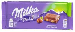 Mondelez Milka Tejcsokoládé egész mogyoróval 85g-100g