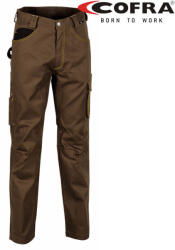 Cofra Drill Derekas Munkásnadrág Barna/Fekete - 54 (COFDRIL-03-54)