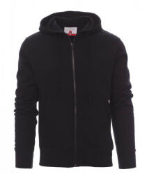 PAYPER Portland Fekete Cipzáros Kapucnis Pulóver (001212-0308-14000-XL)