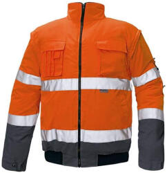CERVA Clovelly Pilot Láthatósági Téli Dzseki HV Narancssárga/Sötétkék - S (0301007191001)