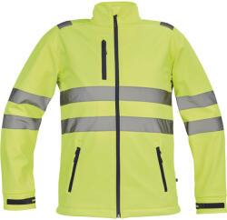 CERVA Murcia Láthatósági Softshell Kabát HV Sárga - XXL (0301059170005)