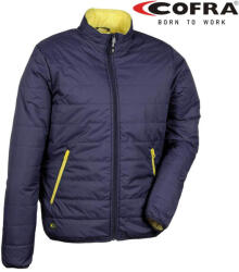 Cofra Turin Bélelt Munkás Dzseki Sötétkék/Borostyán - XXL (COFTURIN-02-XXL)