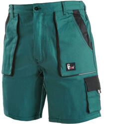 CXS Luxy Tomas Rövid Munkásnadrág Zöld/Fekete - 48 (106000651048)