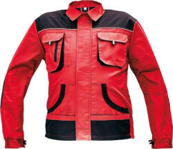 CERVA FF Carl BE-01-002 Munkás Kabát Piros/Fekete - 62 (0301026323062)