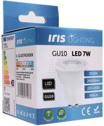 Iris GU107W3000K LED fényforrás, GU10, 7W, 560lm, 3000K (IL-GU107W3000K)