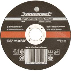 Silverline Vágókorong lapos 125 × 1, 2 × 22, 23 mm Silverline (276598)