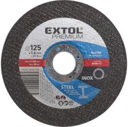 Extol Acél/rozsdamentes acél penge, 125 × 1, 6 × 22, 2 mm (8808112)