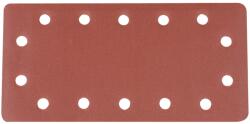 Silverline P240 tépőzáras csiszolóív furatokkal 115 × 230 mm, 10 db (595752)