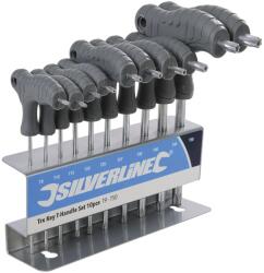 Silverline Torx T billentyűkészlet T9 - T50 - 10 db Silverline (328015)