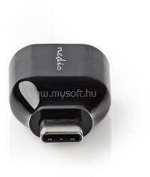 Nedis CCGB60915BK USB-C - USB-A adapter USB-C dugó - USB-A aljzat, 5 Gbps (CCGB60915BK) (CCGB60915BK)