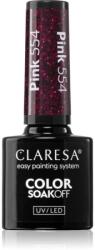 Claresa SoakOff UV/LED Color Warm Feelings géles körömlakk árnyalat Pink 554 5 g