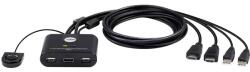 ATEN CS22HF Cable KVM Switch (2 PC, HDMI, USB) (CS22HF)