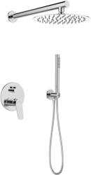 INVENA Alonia set de duș ascuns cu duș de ploaie crom BS-70-001 (BS70001)