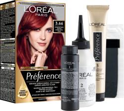 L'Oréal L'ORÉAL PARIS Préférence 3.66 Intenzív sötétvörös