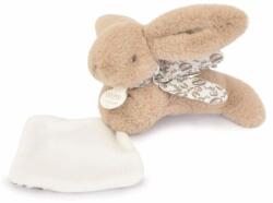 Doudou Iepuras Doudou, jucarie de plus cu paturica, 0 ani +, 16 cm, Bej (DC4152/bej)