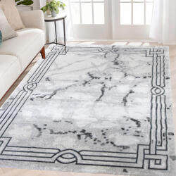  Modern Szőnyeg Cleopatra 8563 White-Grey 80 x 250 cm Szürke