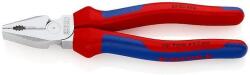 KNIPEX Комбинирани клещи усилени, хромирани, синьо-червена ръкохватка 200мм, Knipex (K0205200)